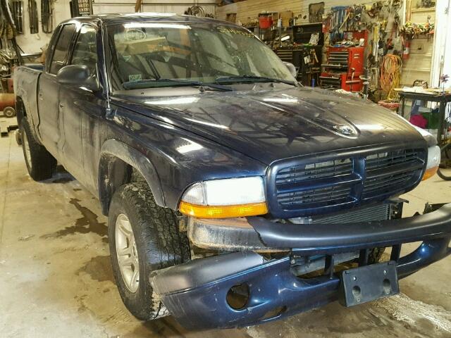 1B7HG2AN41S316558 - 2001 DODGE DAKOTA QUA BLUE photo 1