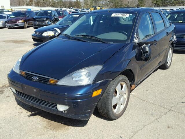 1FAFP38343W337042 - 2003 FORD FOCUS ZTS BLUE photo 2