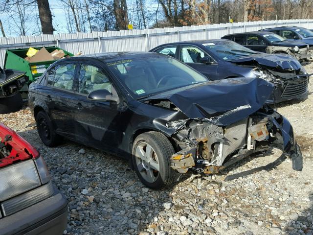 1G1AL58F587173770 - 2008 CHEVROLET COBALT LT BLACK photo 1