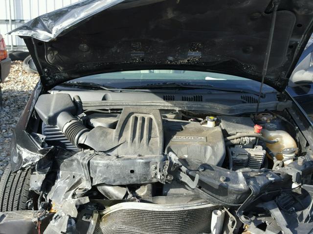 1G1AL58F587173770 - 2008 CHEVROLET COBALT LT BLACK photo 7