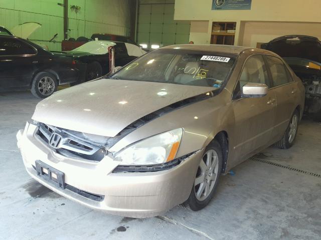 1HGCM66565A044157 - 2005 HONDA ACCORD EX BEIGE photo 2