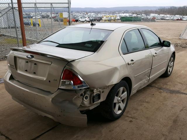 3FAHP07Z69R117488 - 2009 FORD FUSION SE BEIGE photo 4