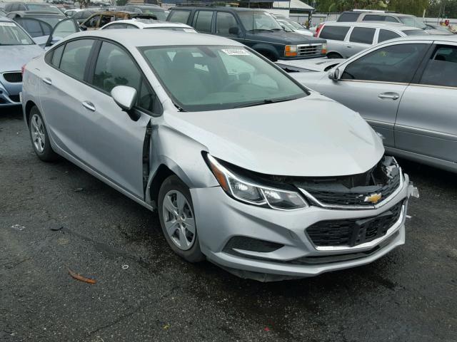 1G1BC5SM3H7113112 - 2017 CHEVROLET CRUZE LS SILVER photo 1