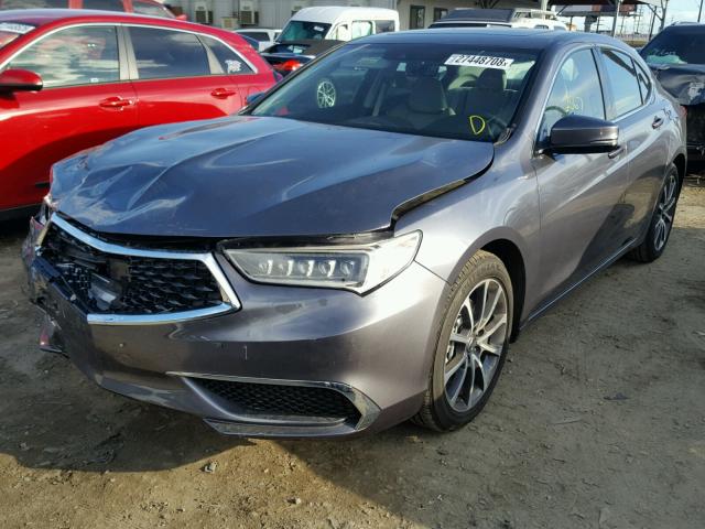 19UUB2F38JA008885 - 2018 ACURA TLX GRAY photo 2