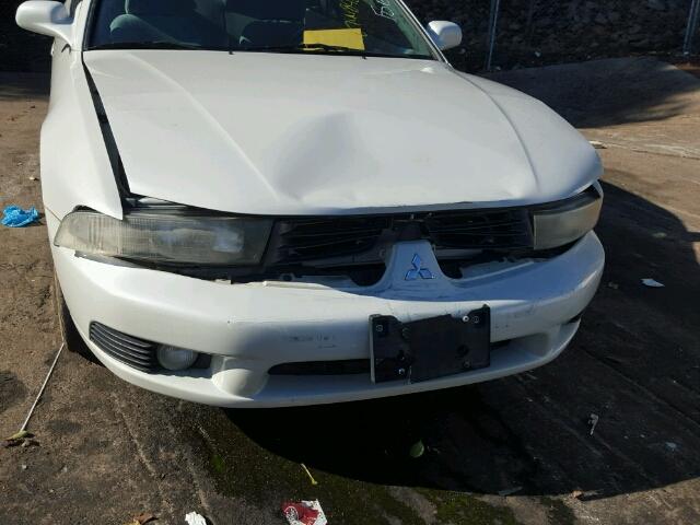 4A3AA46G63E088781 - 2003 MITSUBISHI GALANT ES WHITE photo 9