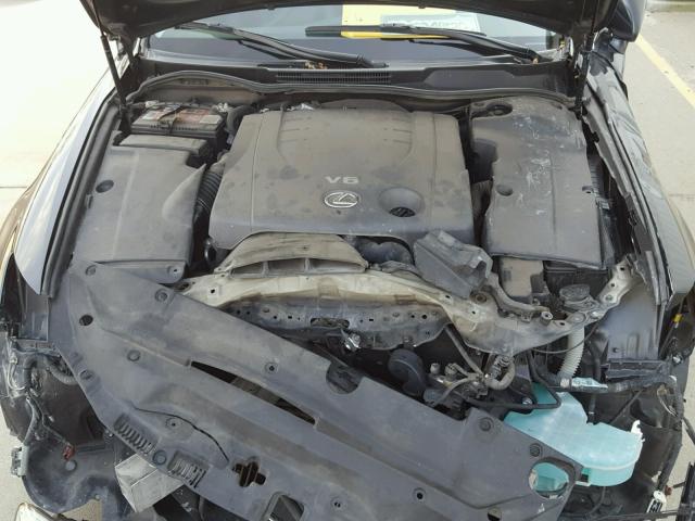 JTHBK262465002593 - 2006 LEXUS IS 250 GRAY photo 7