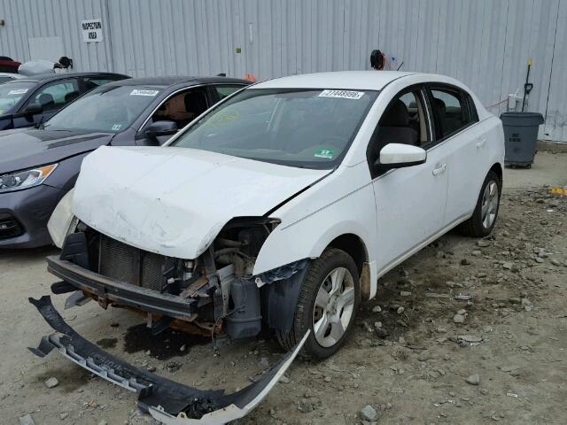 3N1AB61E38L714234 - 2008 NISSAN SENTRA 2.0 WHITE photo 2