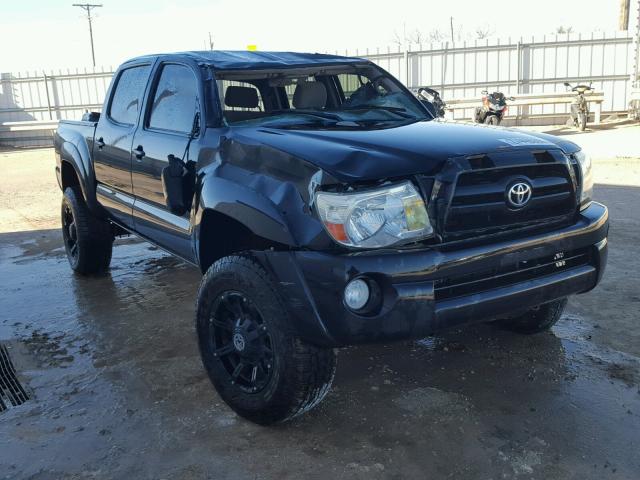 5TELU42N66Z171748 - 2006 TOYOTA TACOMA DOU BLACK photo 1