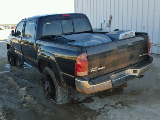 5TELU42N66Z171748 - 2006 TOYOTA TACOMA DOU BLACK photo 3