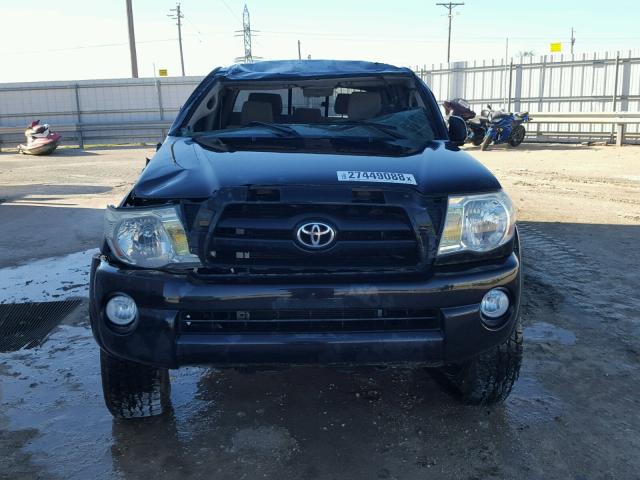 5TELU42N66Z171748 - 2006 TOYOTA TACOMA DOU BLACK photo 9