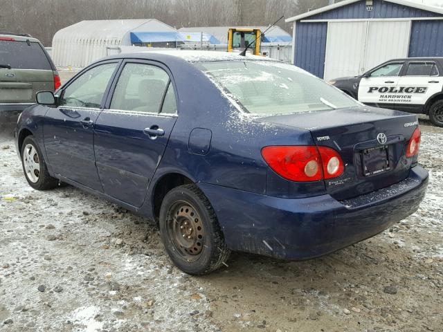 1NXBR32E76Z695745 - 2006 TOYOTA COROLLA CE BLUE photo 3