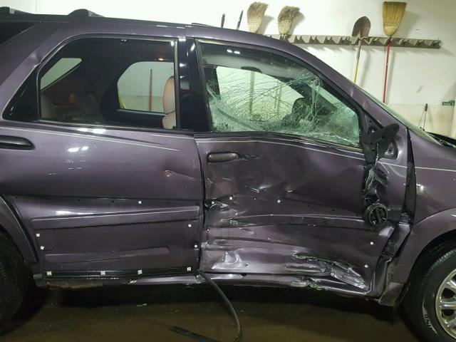 3G5DA03L56S609212 - 2006 BUICK RENDEZVOUS PURPLE photo 9