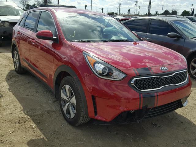 KNDCB3LC0H5078582 - 2017 KIA NIRO FE RED photo 1