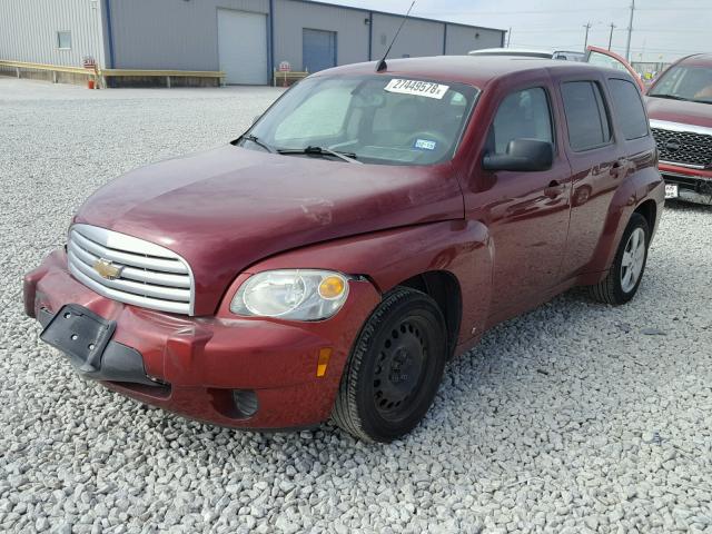 3GNCA13D68S710983 - 2008 CHEVROLET HHR LS RED photo 2