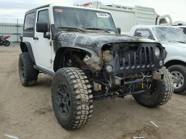 1C4AJWAG1FL747372 - 2015 JEEP WRANGLER S WHITE photo 1