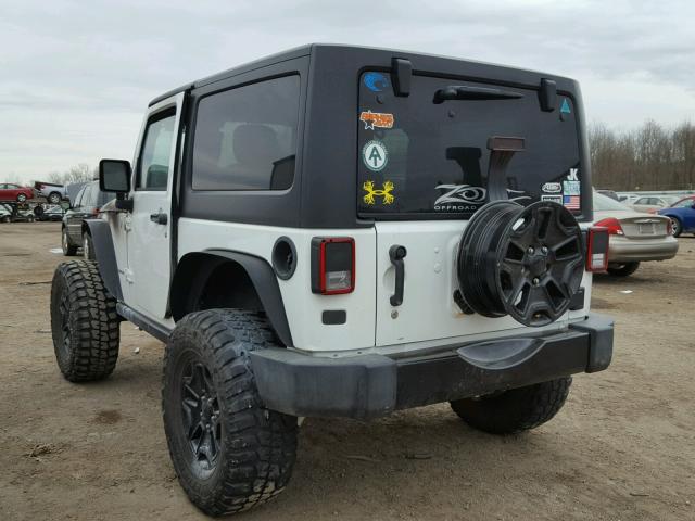 1C4AJWAG1FL747372 - 2015 JEEP WRANGLER S WHITE photo 3