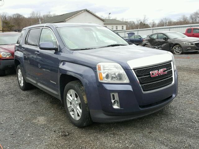 2GKFLREK2D6286743 - 2013 GMC TERRAIN SL BLUE photo 1