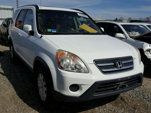 JHLRD78985C021226 - 2005 HONDA CR-V SE WHITE photo 1