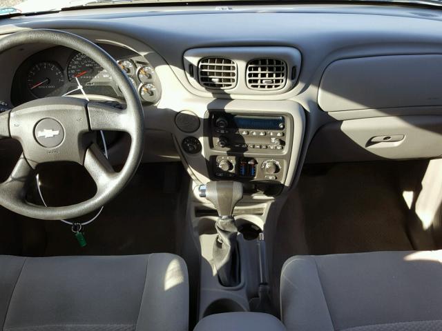 1GNDS13S782184259 - 2008 CHEVROLET TRAILBLAZE SILVER photo 9