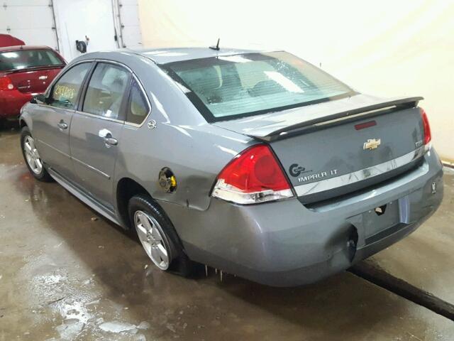 2G1WT57K691222705 - 2009 CHEVROLET IMPALA 1LT GRAY photo 3