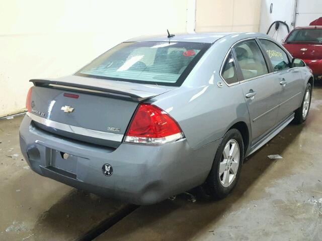 2G1WT57K691222705 - 2009 CHEVROLET IMPALA 1LT GRAY photo 4