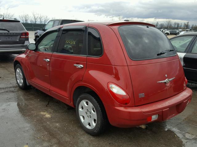 3A4FY58BX6T289576 - 2006 CHRYSLER PT CRUISER RED photo 3