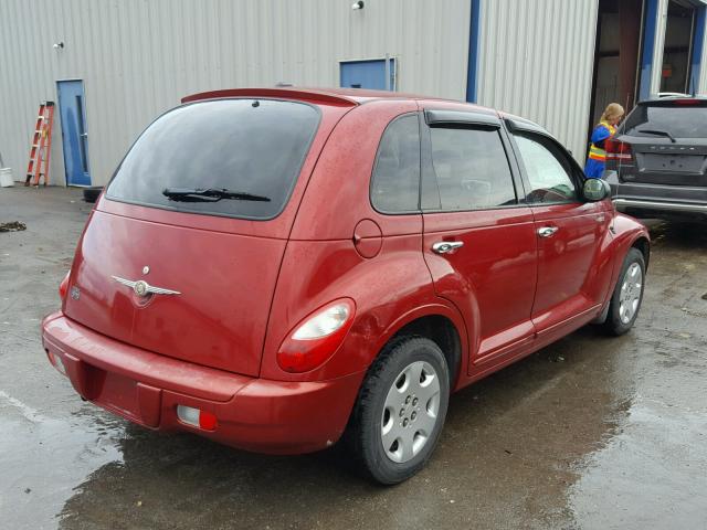 3A4FY58BX6T289576 - 2006 CHRYSLER PT CRUISER RED photo 4