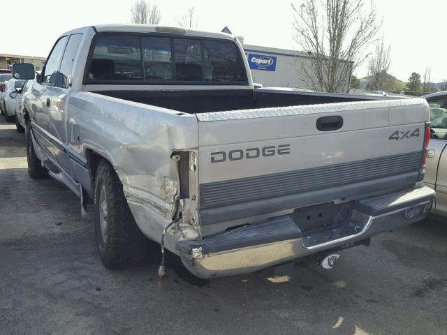 3B7HF13Z6VG786326 - 1997 DODGE RAM 1500 SILVER photo 3