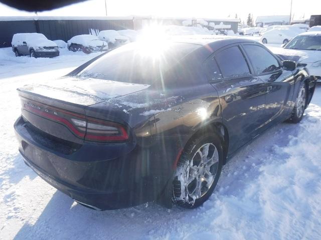 2C3CDXFG0GH294301 - 2016 DODGE CHARGER SE BLUE photo 4