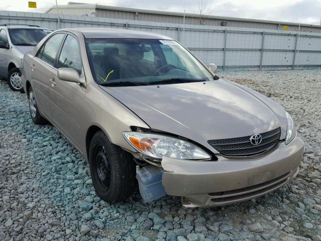 4T1BE30K62U608898 - 2002 TOYOTA CAMRY LE BEIGE photo 1