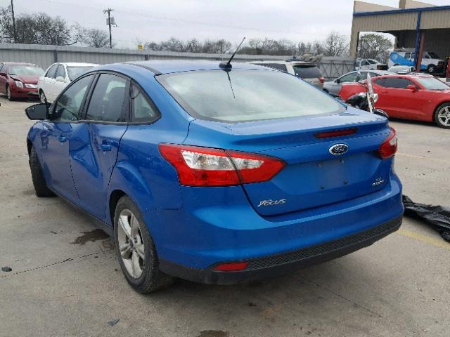 1FADP3F26DL183874 - 2013 FORD FOCUS SE BLUE photo 3