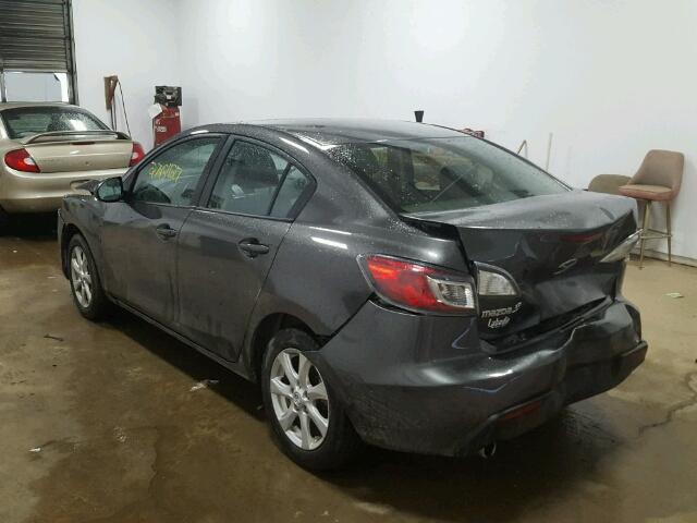 JM1BL1VF5B1386639 - 2011 MAZDA 3 GRAY photo 3