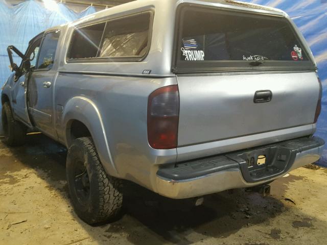 5TBDT441X4S458935 - 2004 TOYOTA TUNDRA DOU SILVER photo 3