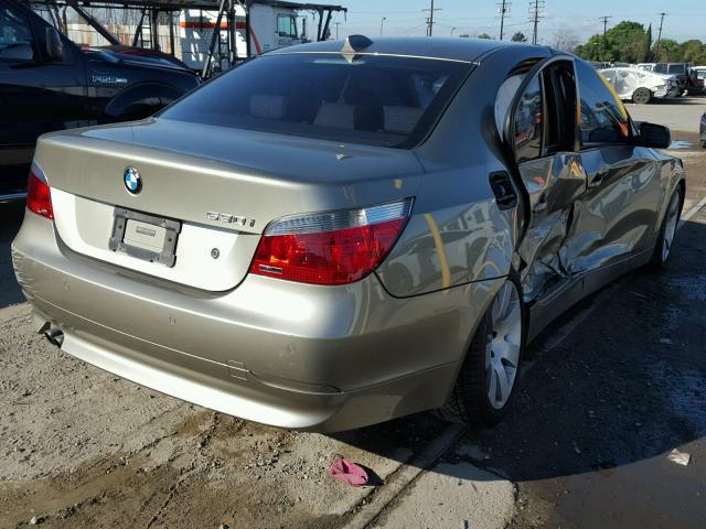 WBANA73565B816304 - 2005 BMW 530 I GOLD photo 4