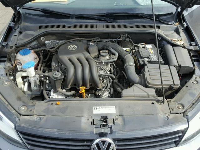 3VW2K7AJ2BM022503 - 2011 VOLKSWAGEN JETTA BASE ნაცრისფერი ფოტო 7