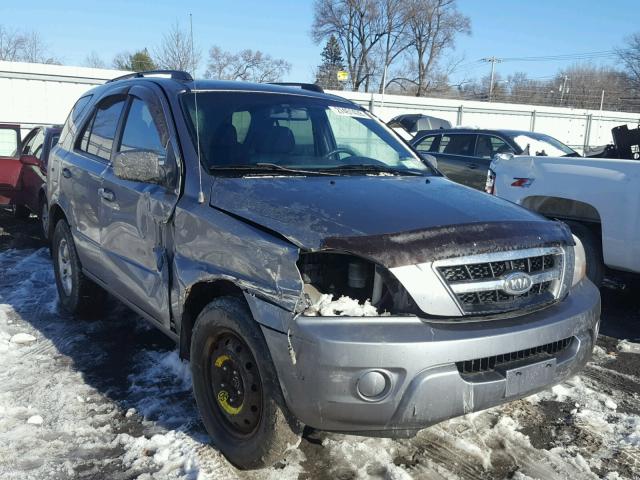 KNDJC735995870261 - 2009 KIA SORENTO LX GRAY photo 1