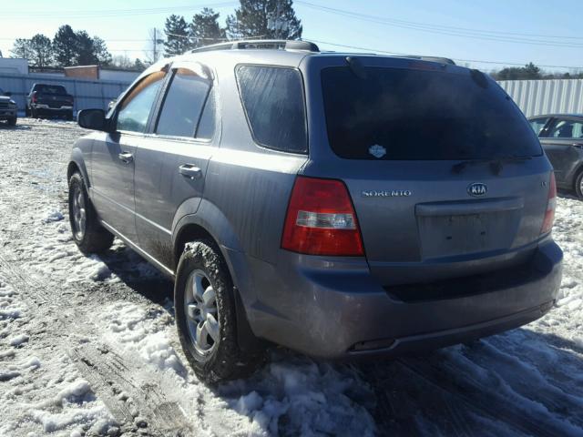 KNDJC735995870261 - 2009 KIA SORENTO LX GRAY photo 3