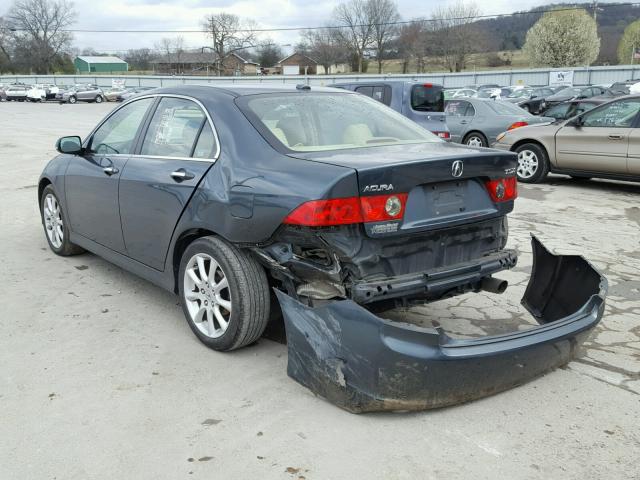 JH4CL96877C004558 - 2007 ACURA TSX GRAY photo 3