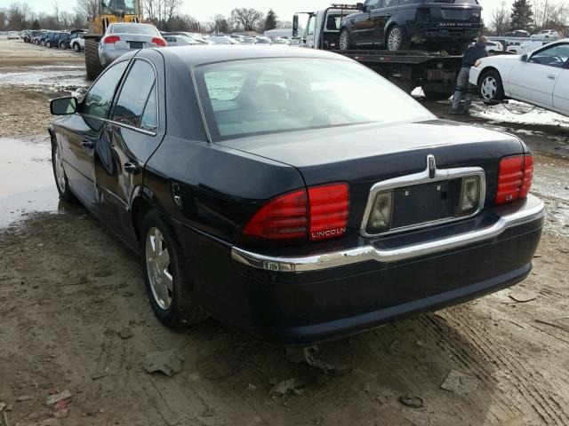 1LNHM86S42Y669550 - 2002 LINCOLN LS 黑色 照片 3