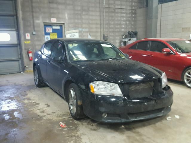 1B3BD2FB8BN585158 - 2011 DODGE AVENGER LU BLACK photo 1