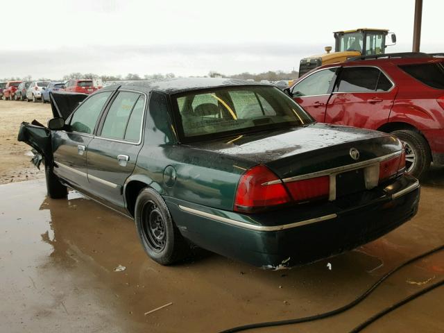 2MEFM74W0YX623314 - 2000 MERCURY GRAND MARQ GREEN photo 3