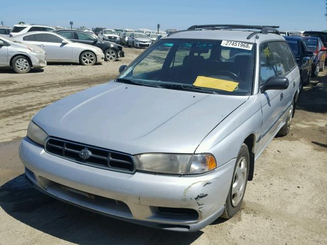 4S3BK4357W7317775 - 1998 SUBARU LEGACY L SILVER photo 2