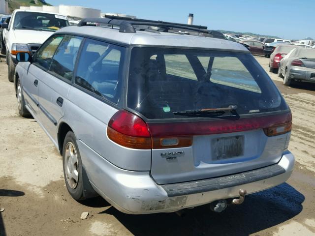 4S3BK4357W7317775 - 1998 SUBARU LEGACY L SILVER photo 3