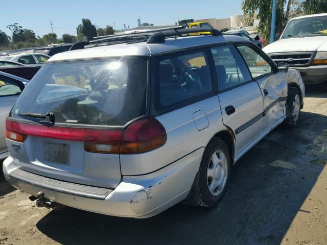 4S3BK4357W7317775 - 1998 SUBARU LEGACY L SILVER photo 4