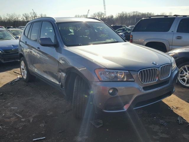 5UXWX5C55BL705290 - 2011 BMW X3 XDRIVE2 GRAY photo 1