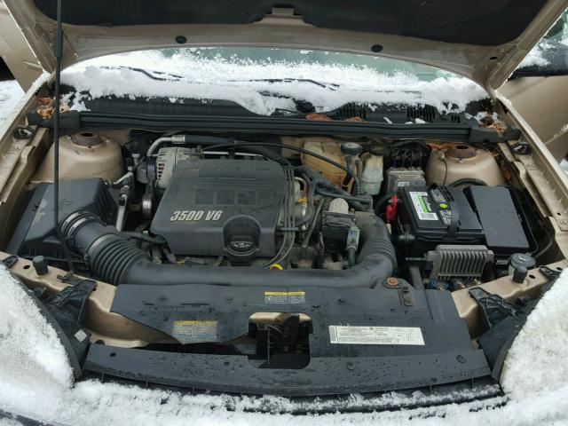 1G1ZT52895F258996 - 2005 CHEVROLET MALIBU LS ოქროსფერი ფოტო 7