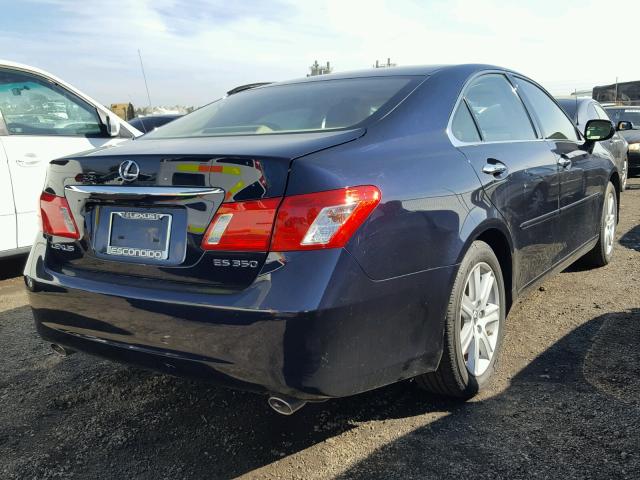 JTHBJ46G992303201 - 2009 LEXUS ES 350 BLUE photo 4