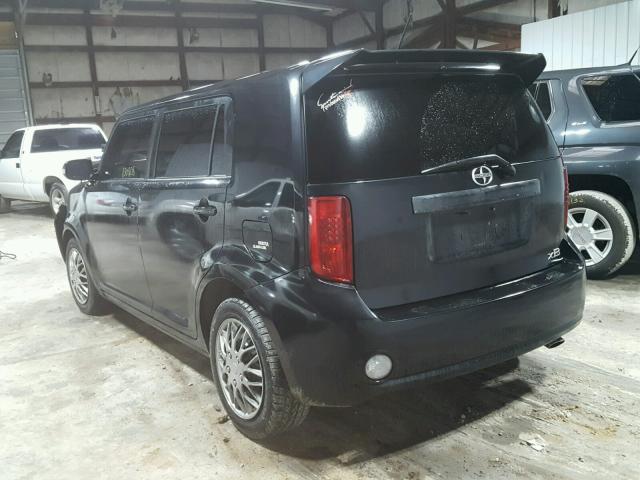 JTLZE4FE6A1097871 - 2010 TOYOTA SCION XB BLACK photo 3