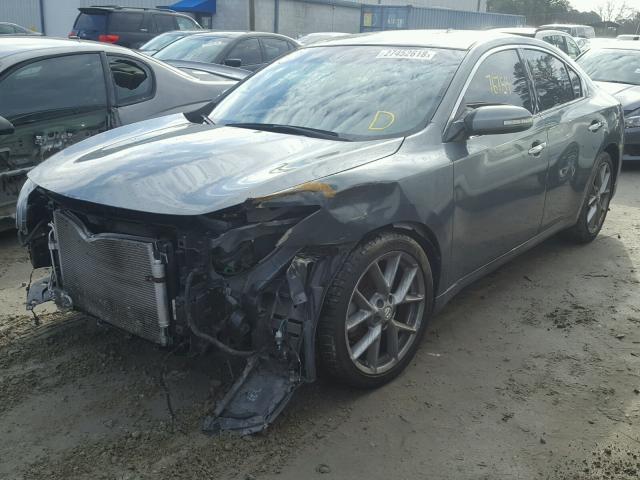 1N4AA5AP4BC844429 - 2011 NISSAN MAXIMA S BLUE photo 2