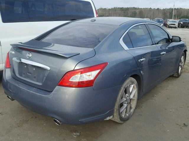 1N4AA5AP4BC844429 - 2011 NISSAN MAXIMA S BLUE photo 4